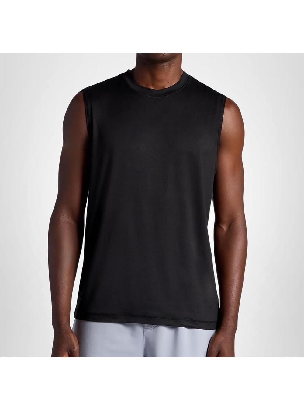 GAIAM Black Everyday Basic Muscle Tank.